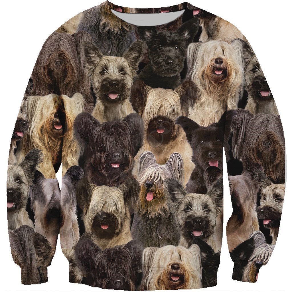 3D Digital Print Dog Thermal Top