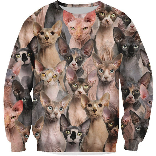 3D Digital Print Dog Thermal Top