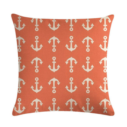 Anchor linen pillowcase