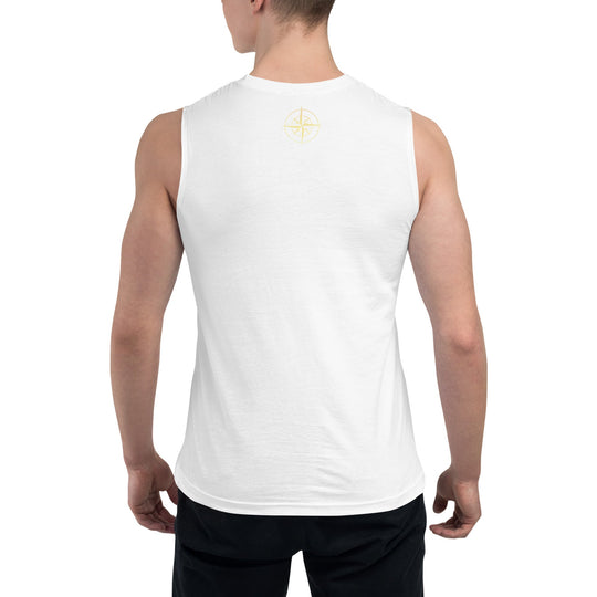 Anchor Splatter Muscle Shirt