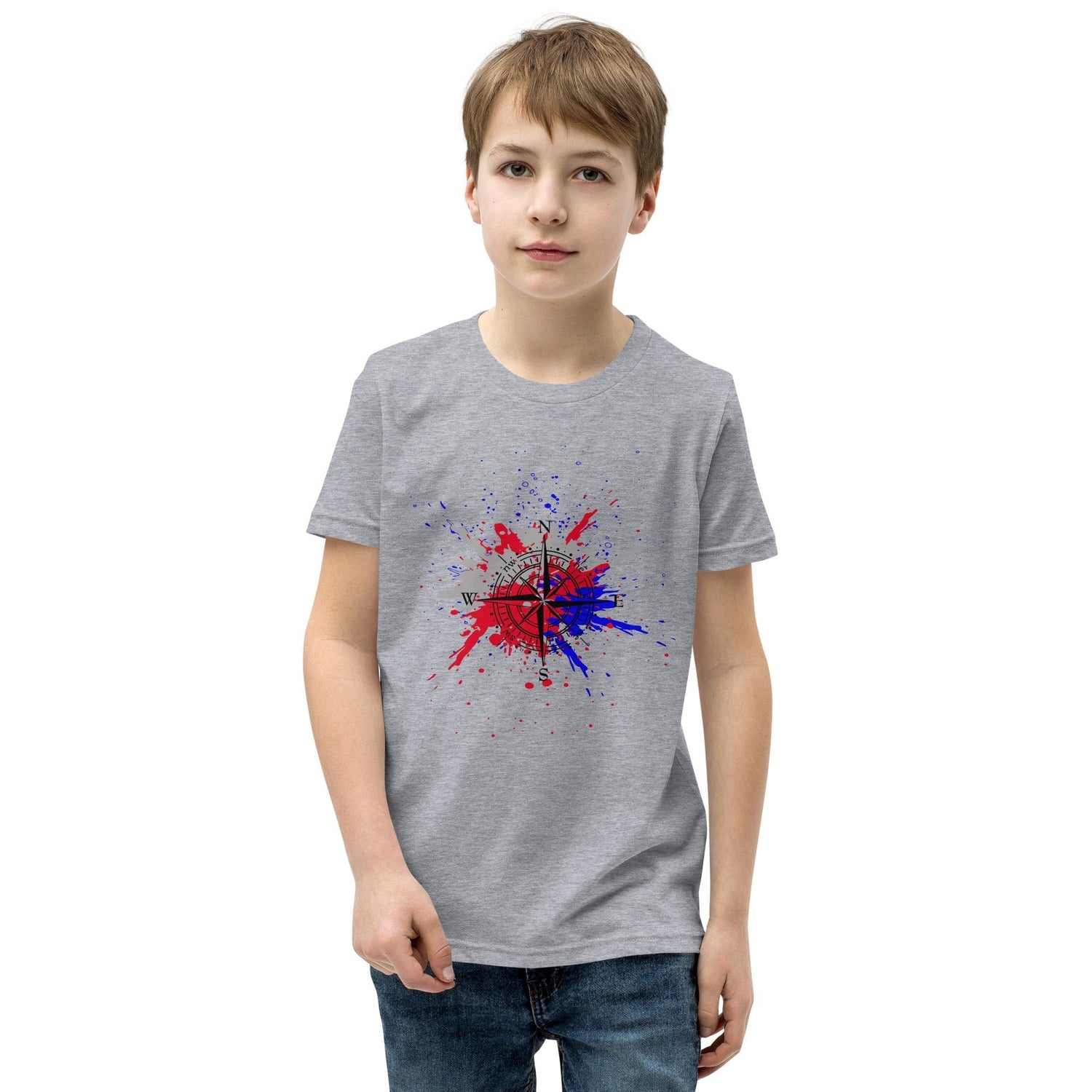 Compass Splatter Youth Short Sleeve T-Shirt - Forbearance Apparel