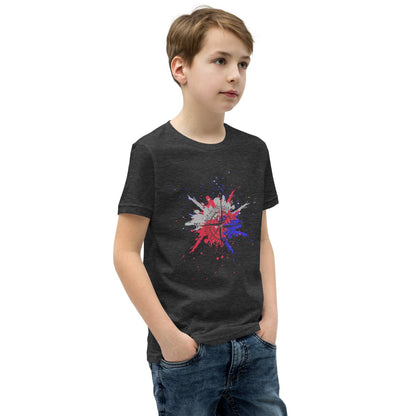 Compass Splatter Youth Short Sleeve T-Shirt - Forbearance Apparel