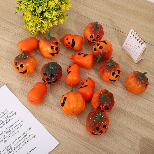 Foam Simulation Pumpkin Smiley Face Halloween Decorations
