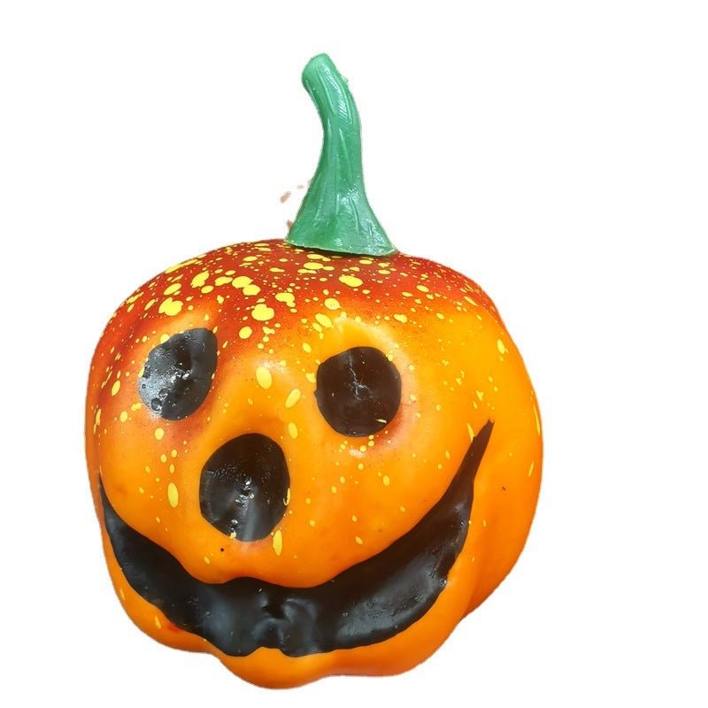 Foam Simulation Pumpkin Smiley Face Halloween Decorations