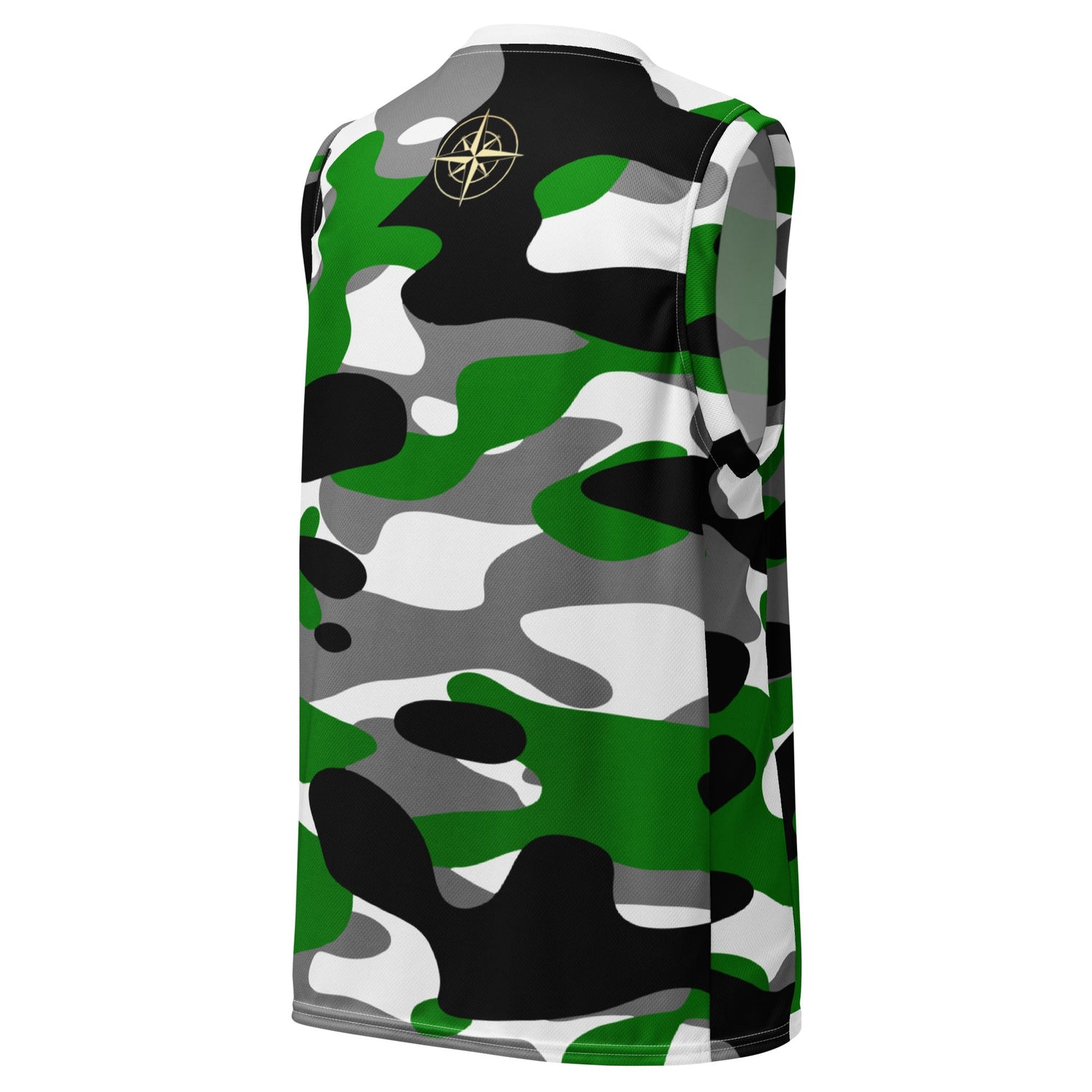 Forest Green Camo basketball jersey