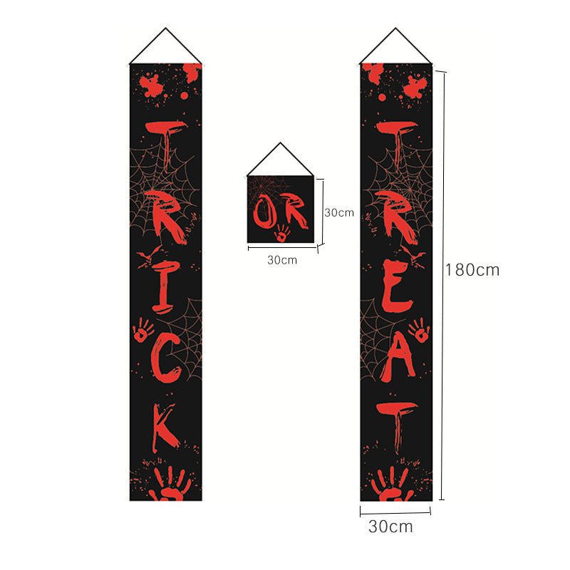 Halloween couplet decoration door couplet banner
