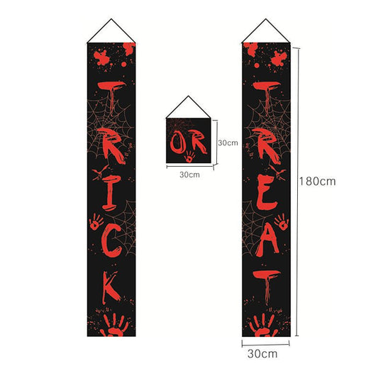 Halloween couplet decoration door couplet banner