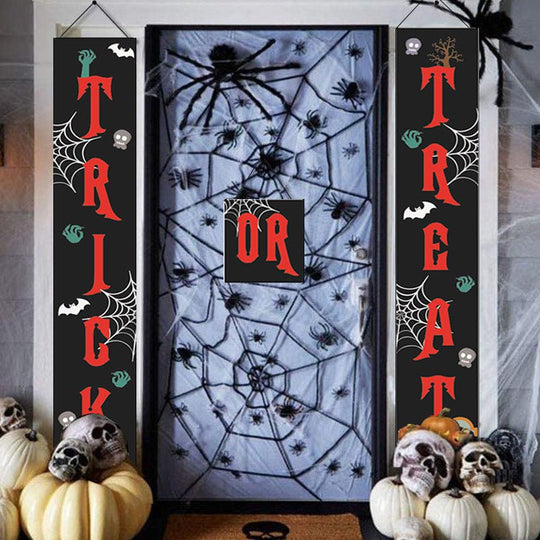 Halloween couplet decoration door couplet banner