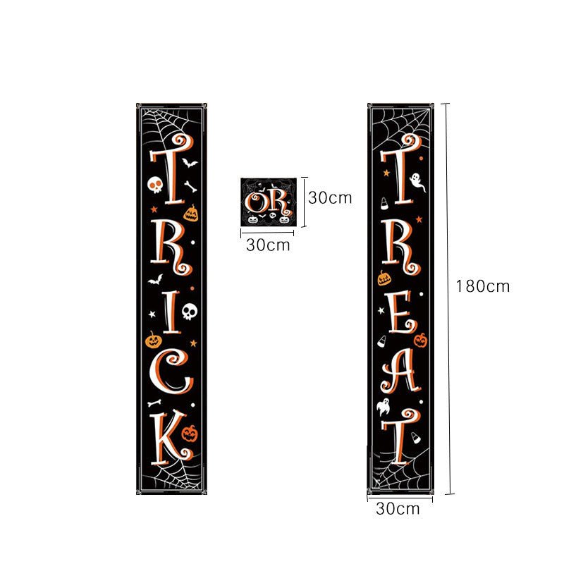 Halloween couplet decoration door couplet banner
