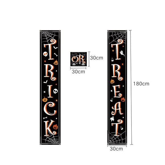 Halloween couplet decoration door couplet banner