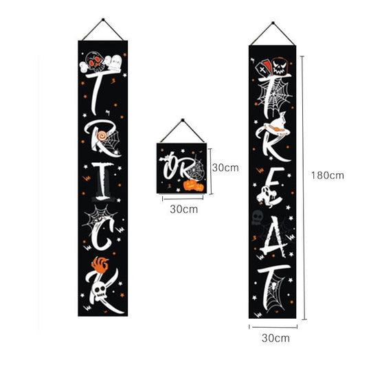 Halloween couplet decoration door couplet banner