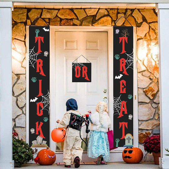 Halloween couplet decoration door couplet banner
