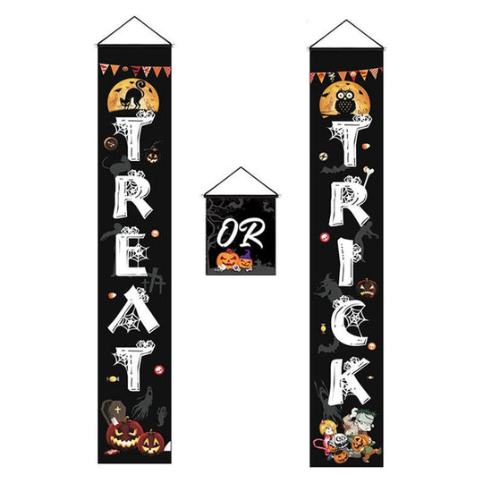 Halloween couplet decoration door couplet banner