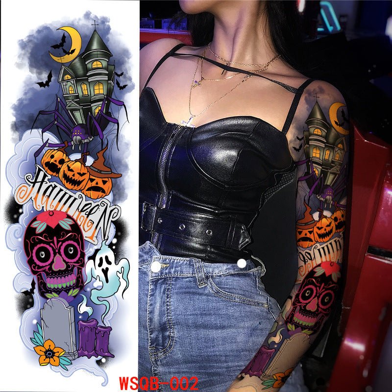 Halloween tattoo stickers