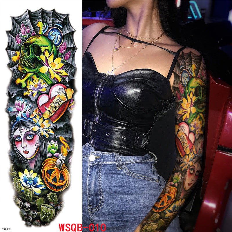 Halloween tattoo stickers