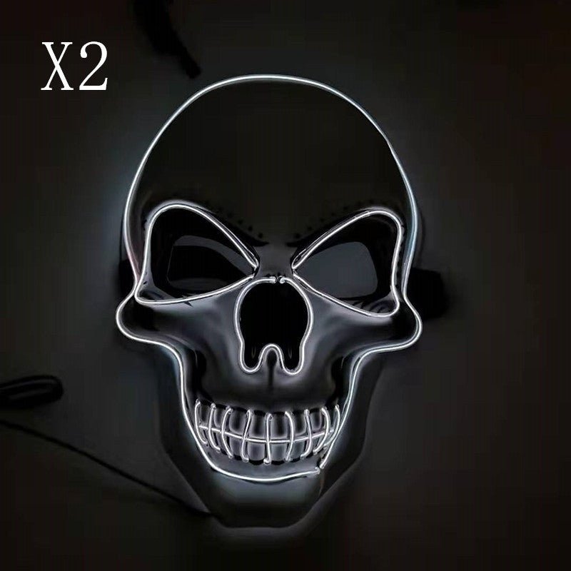 Skull LED Glowing Halloween Mask