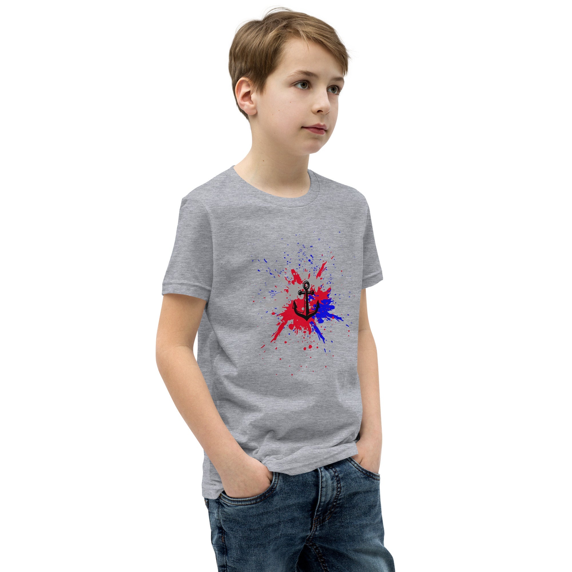 Youth Anchor Splatter T-Shirt