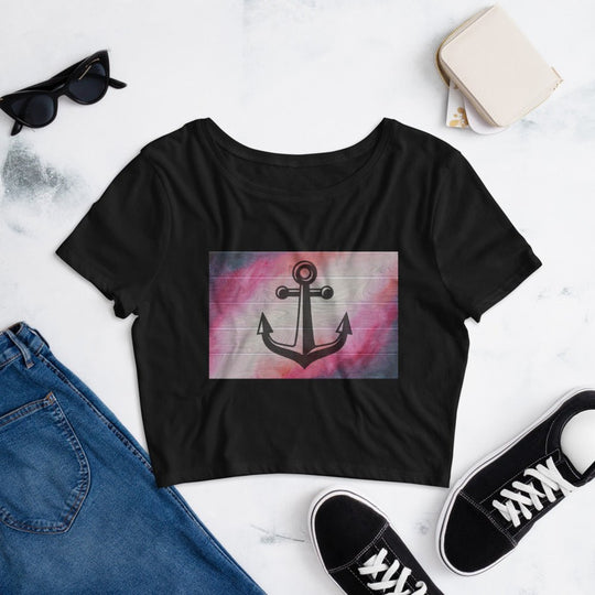 Anchor Women’s Crop Tee - Forbearance Apparel