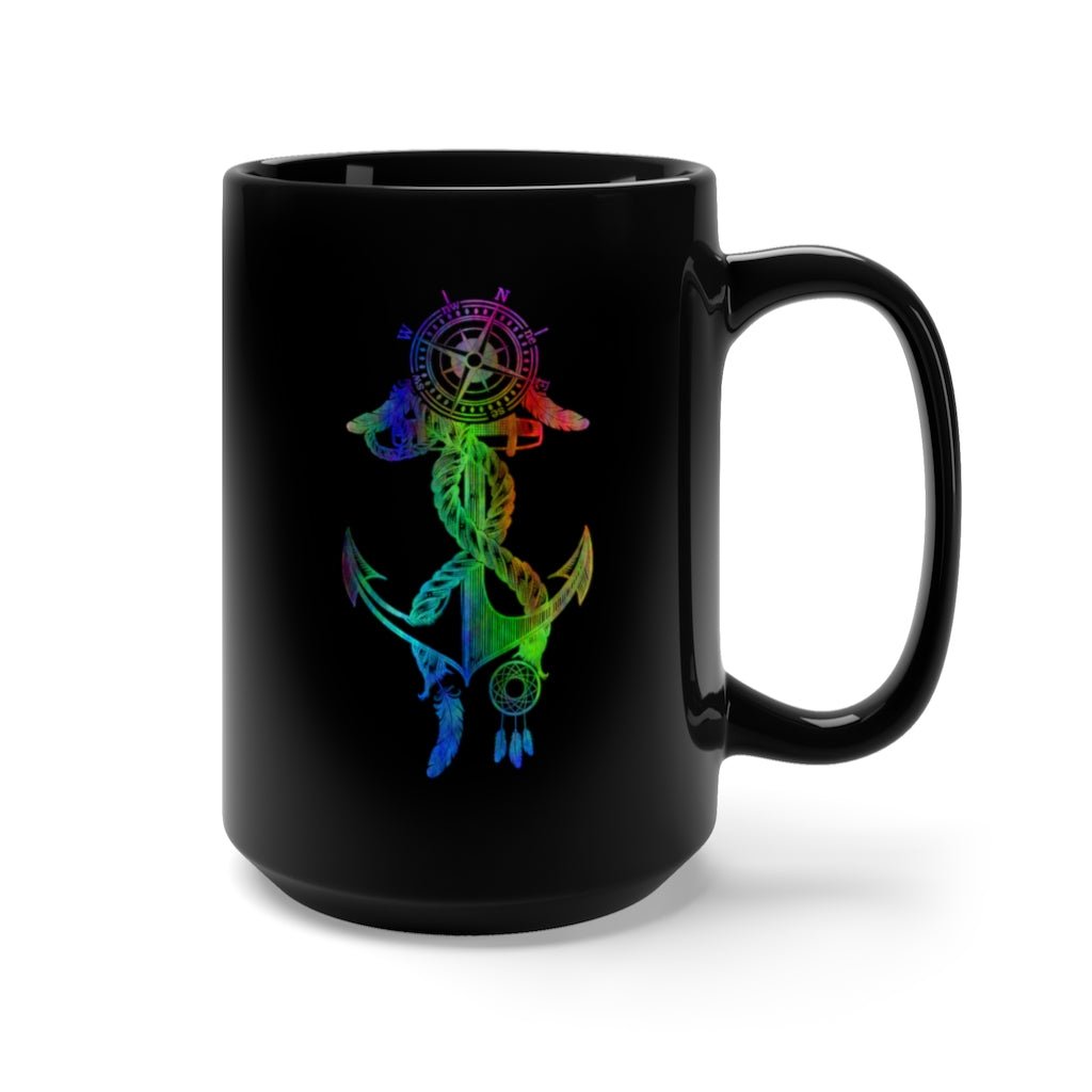 Black Mug 15oz - Forbearance Apparel