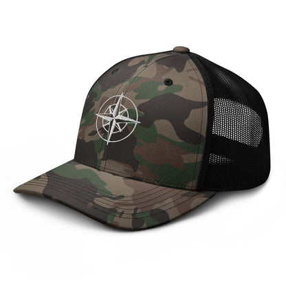 Camouflage trucker hat