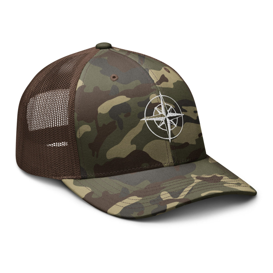 Camouflage trucker hat