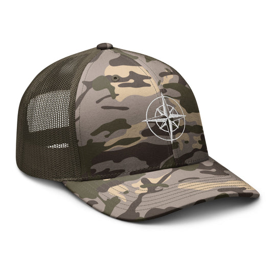 Camouflage trucker hat