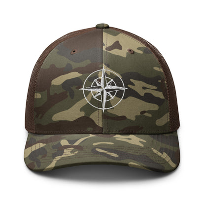 Camouflage trucker hat