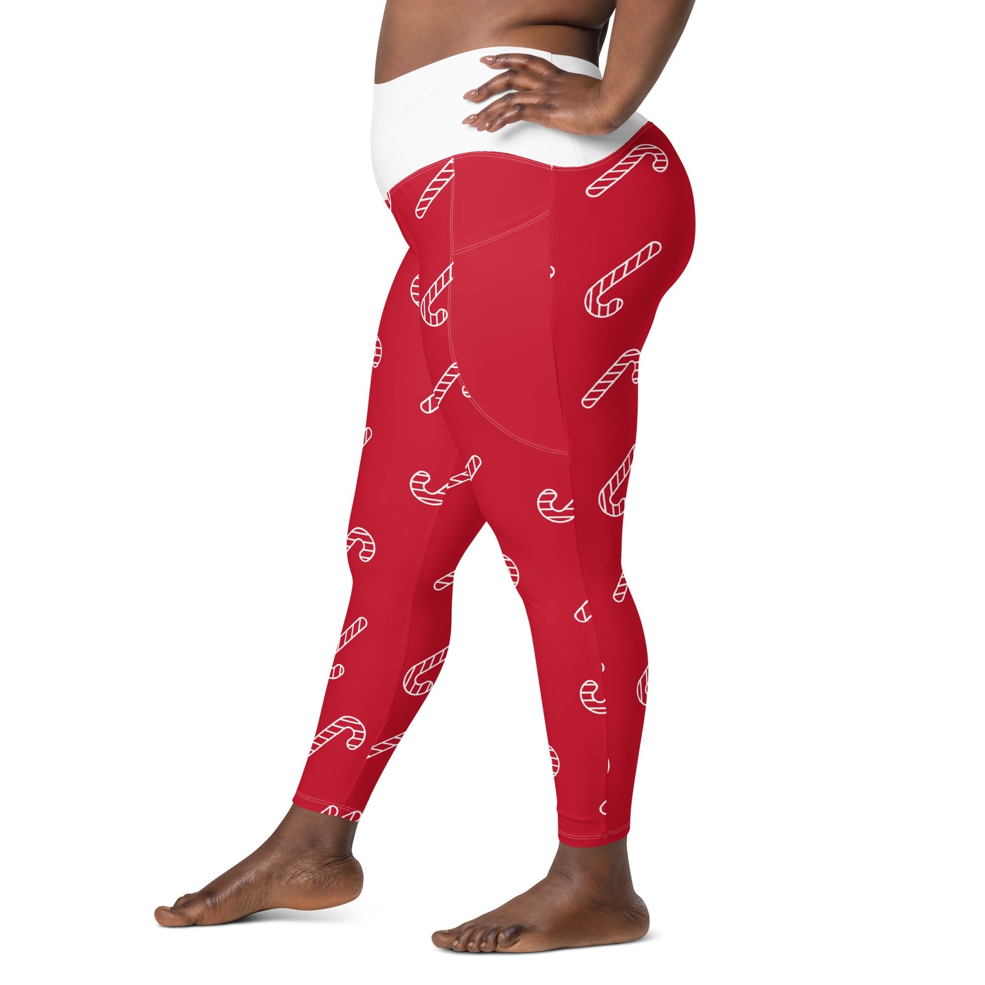 Candy Cane Leggings