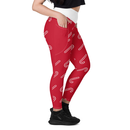 Candy Cane Leggings