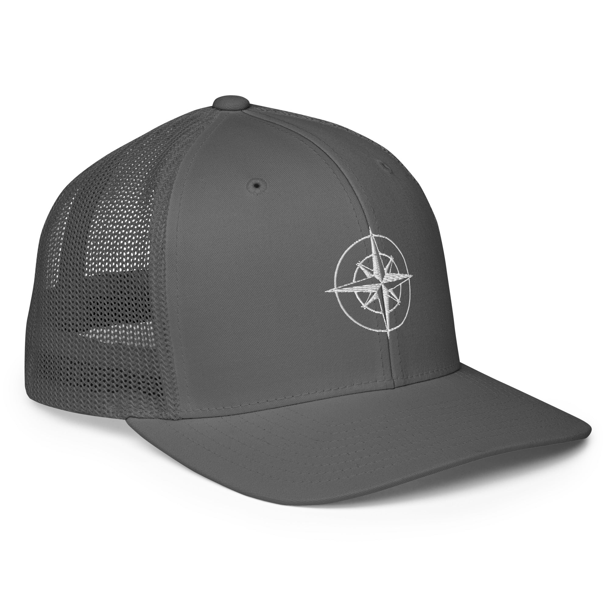 Compass Camo Closed-back trucker cap - Forbearance Apparel