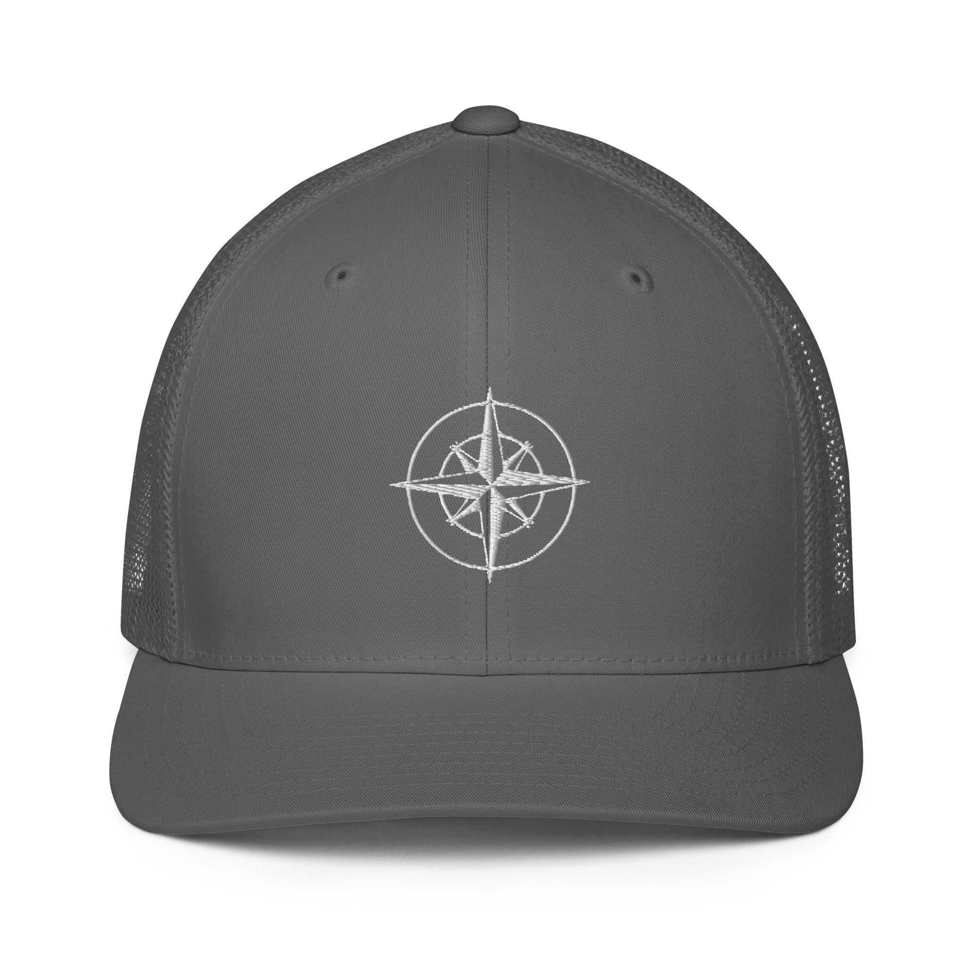 Compass Camo Closed-back trucker cap - Forbearance Apparel