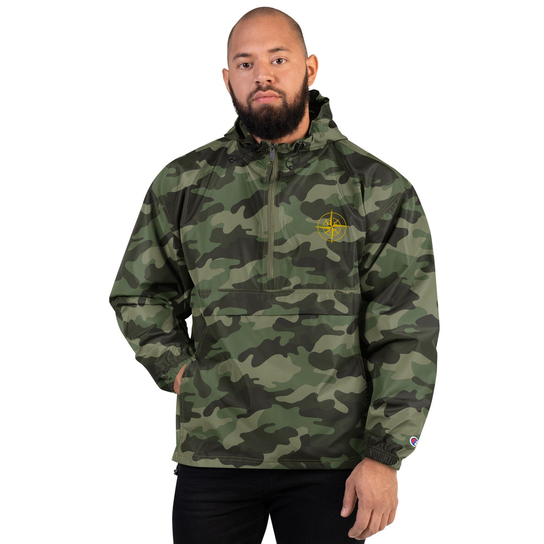 Compass Embroidered Champion Packable Jacket - Forbearance Apparel