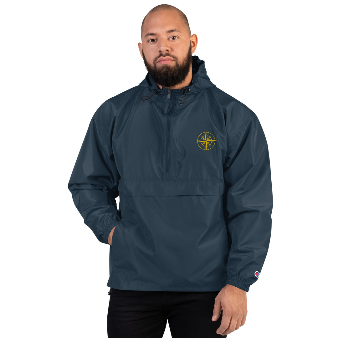 Compass Embroidered Champion Packable Jacket - Forbearance Apparel