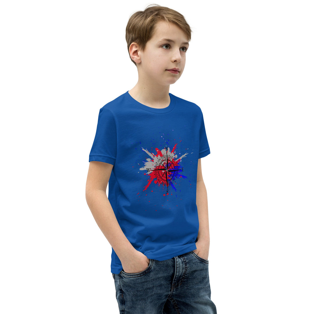 Compass Splatter Youth Short Sleeve T-Shirt - Forbearance Apparel