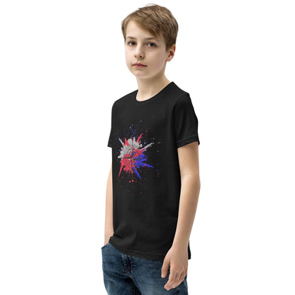 Compass Splatter Youth Short Sleeve T-Shirt - Forbearance Apparel