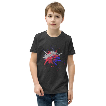 Compass Splatter Youth Short Sleeve T-Shirt - Forbearance Apparel