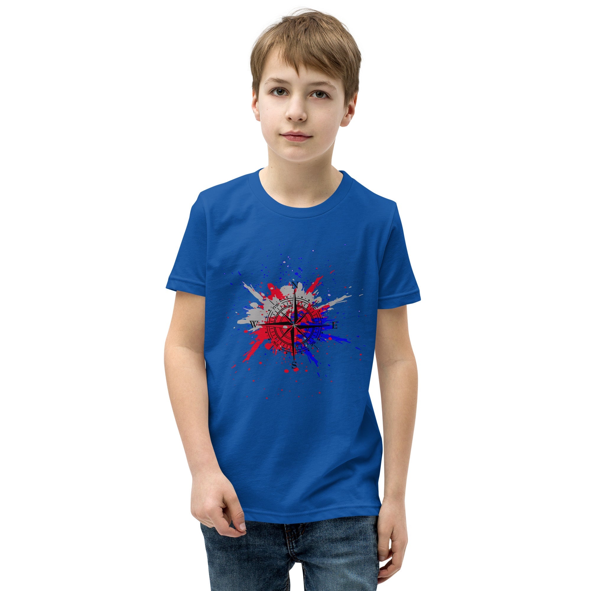 Compass Splatter Youth Short Sleeve T-Shirt - Forbearance Apparel