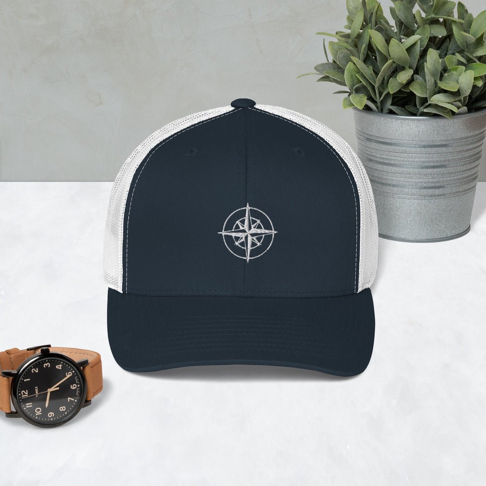 Compass Trucker Cap - Forbearance Apparel