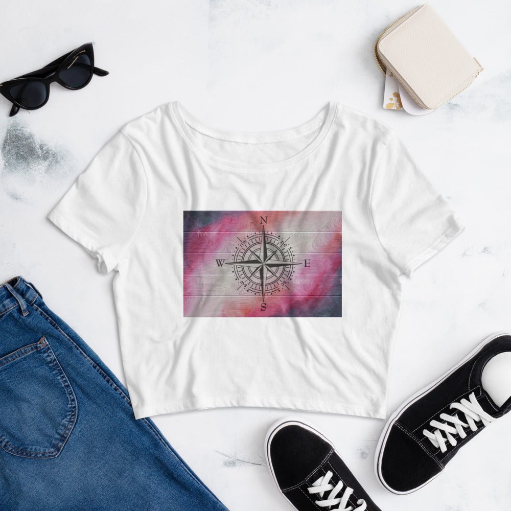 Compass Women’s Crop Tee - Forbearance Apparel