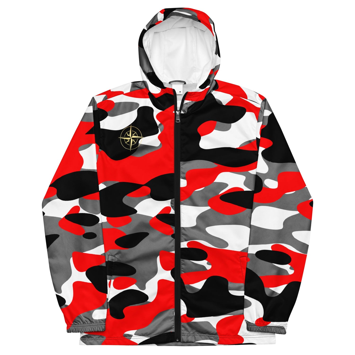 Fiery Red Camo Windbreaker