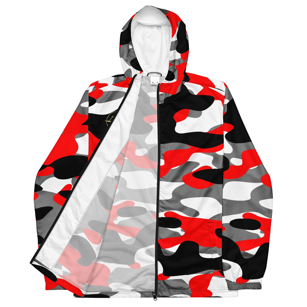 Fiery Red Camo Windbreaker