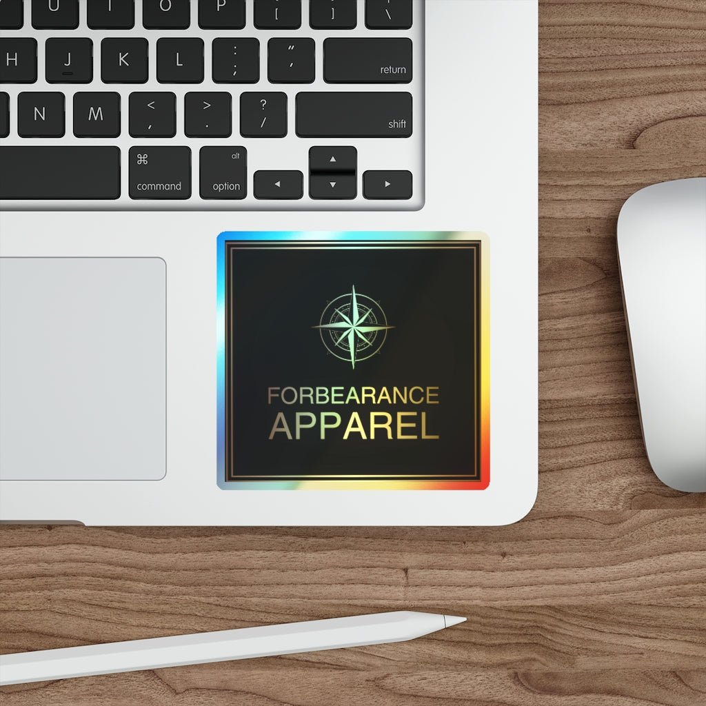 Forbearance Apparel Holographic Die-cut Stickers - Forbearance Apparel