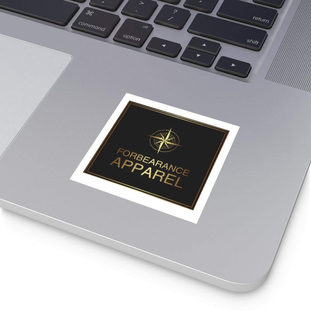 Forbearance Apparel Square Stickers, Indoor\Outdoor - Forbearance Apparel