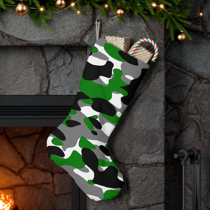 Forest Green Camo Stocking