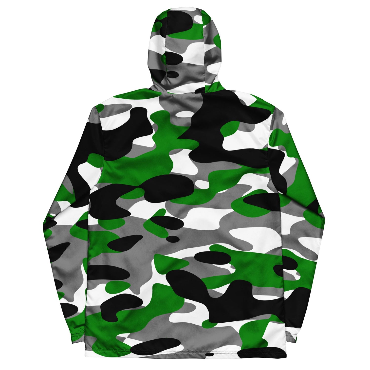 Forest Green Camo Windbreaker