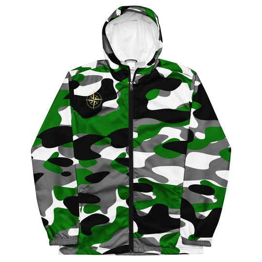 Forest Green Camo Windbreaker