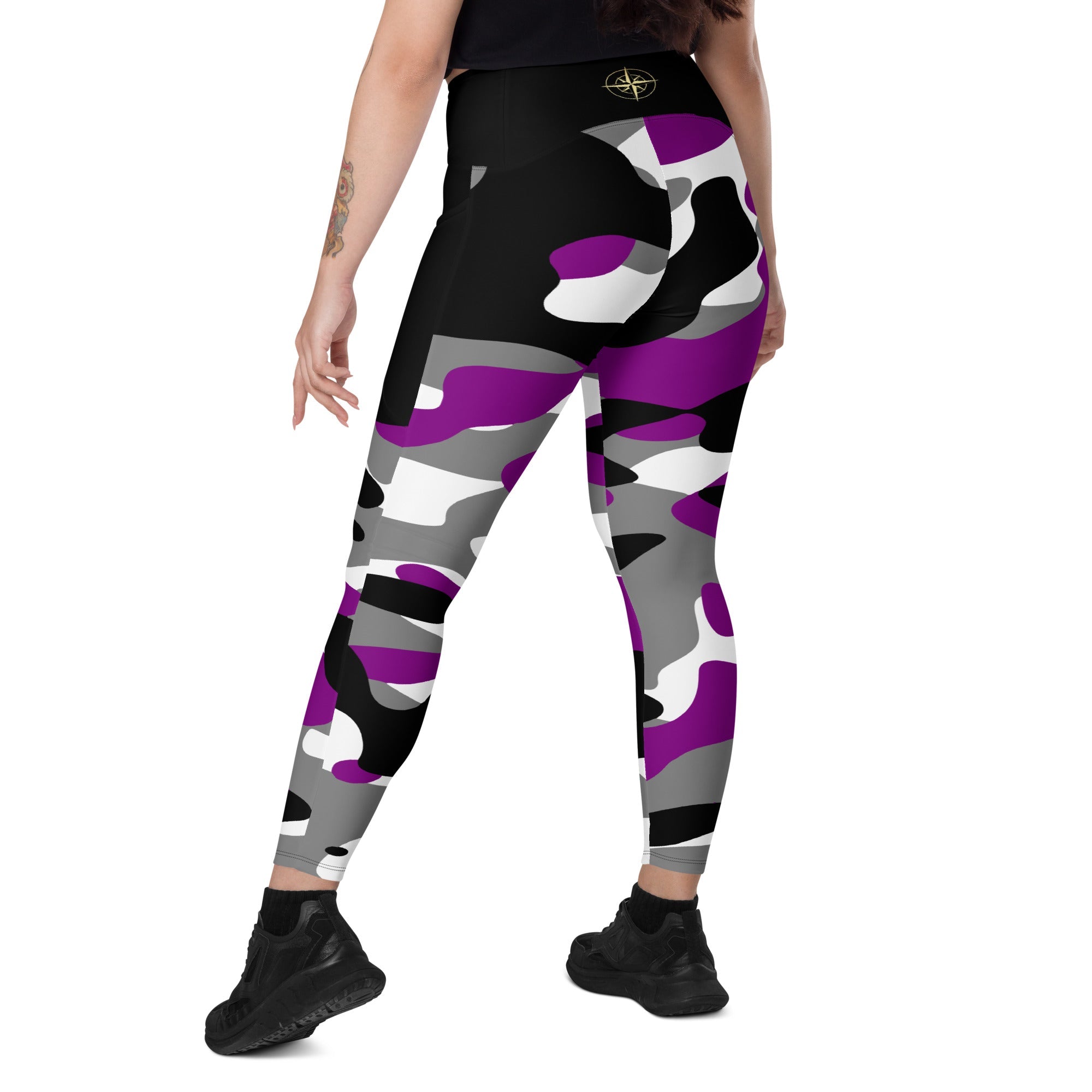 Passion Purple Camo Leggings