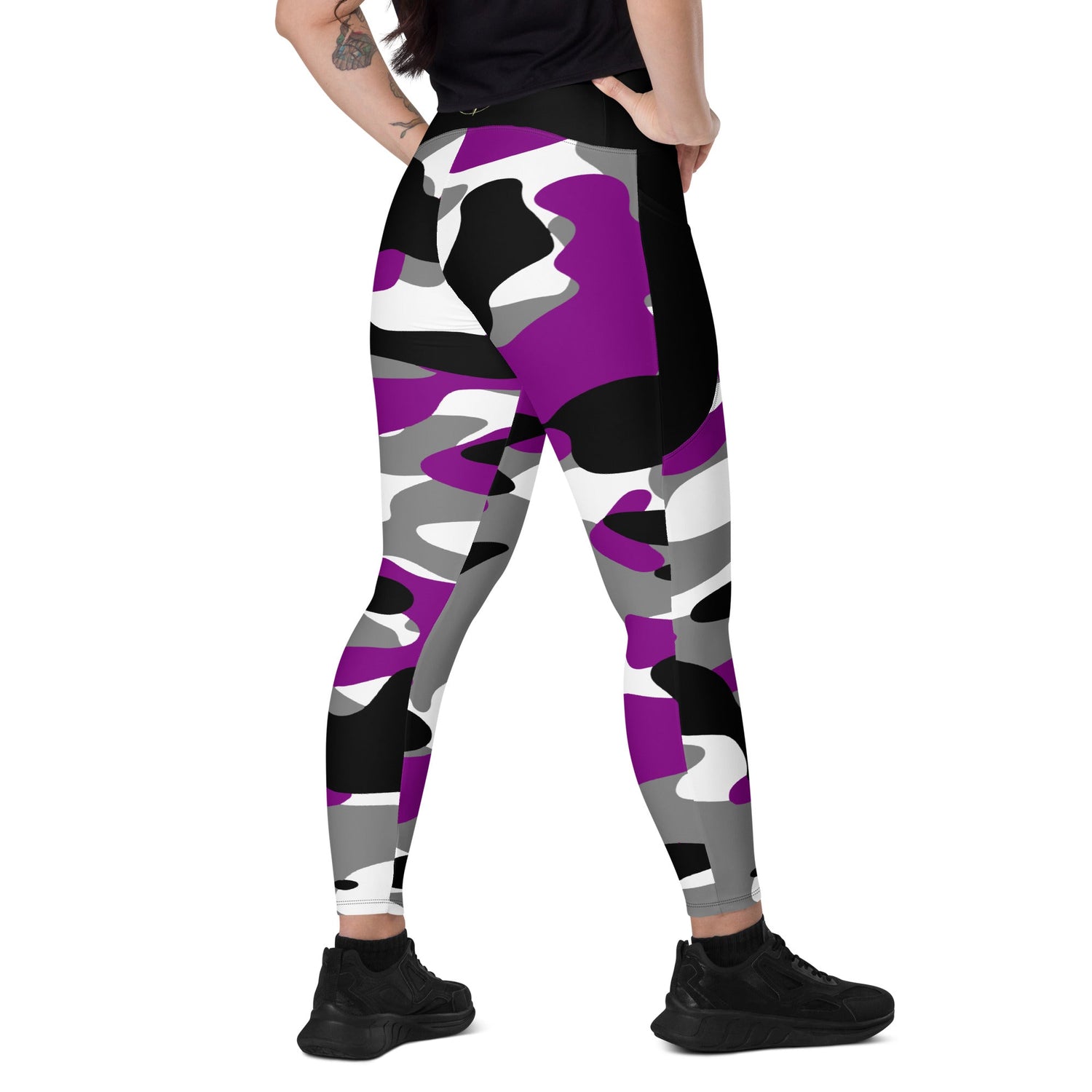 Passion Purple Camo Leggings