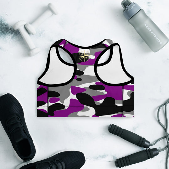 Passion Purple Camo Sports Bra