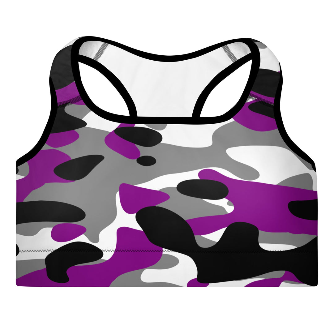 Passion Purple Camo Sports Bra